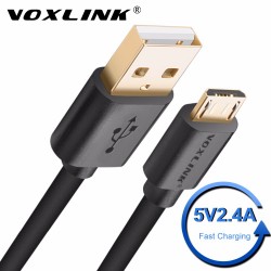 Napájecí a datový kabel VOXLINK (micro USB) - 300 cm