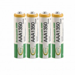 Vysokokapacitní dobíjecí baterie BTY (4 ks) - 1350 mAh, AAA