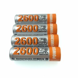 Nabíjecí AA baterie POWERCELL DaweiKala - 2600 mAh (Ni-MH)